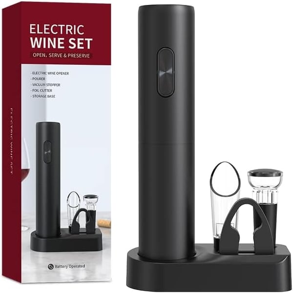 Ensemble avec décapsuleurs électriques