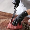 100 gants jetables en nitrile noir Outils de sécurité pour le nettoyage domestique