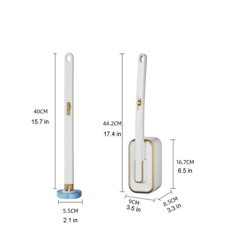 PLUS DE 50 000 UNITÉS VENDUES Ensemble innovant de brosses de toilettes jetables à fixation murale