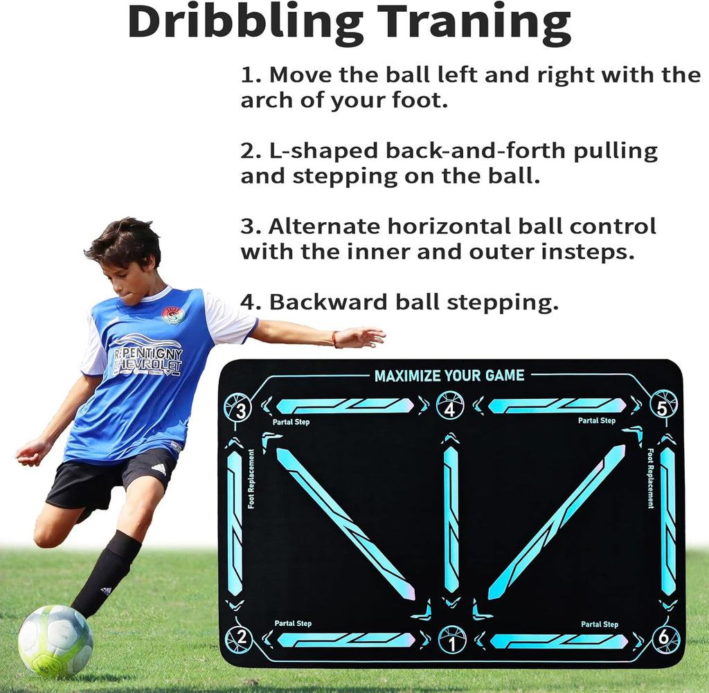 Tapis d'entraînement de football adapté à tous les niveaux – antidérapant et silencieux