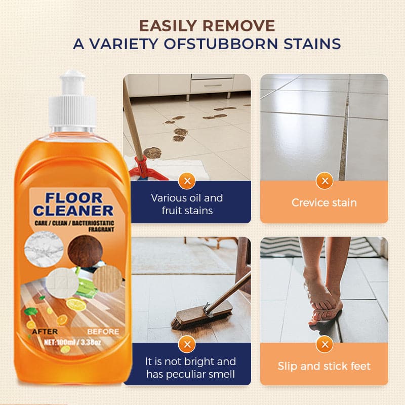 Powerful Floor Decontamination Cleaner