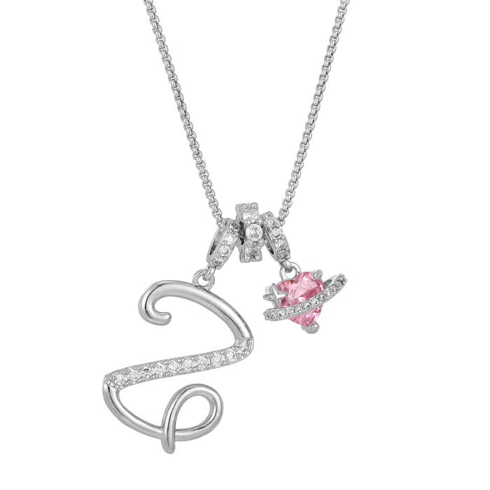 RÉDUCTION Colliers pendentifs 3 rangs avec initiales A-Z | Personnalisés et élégants
