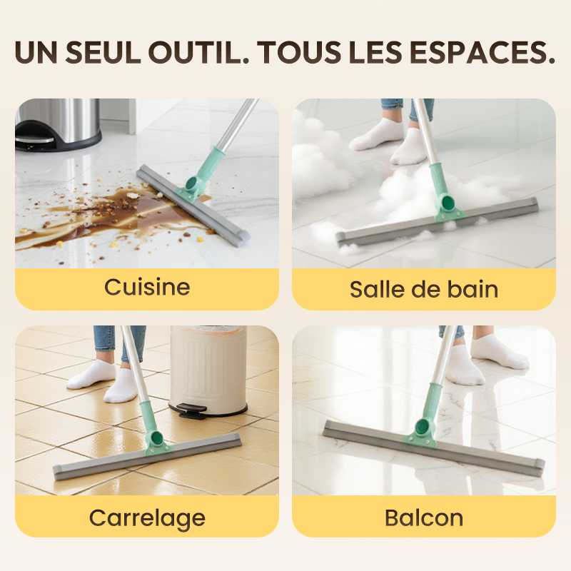 Brosse de sol multifonction en silicone