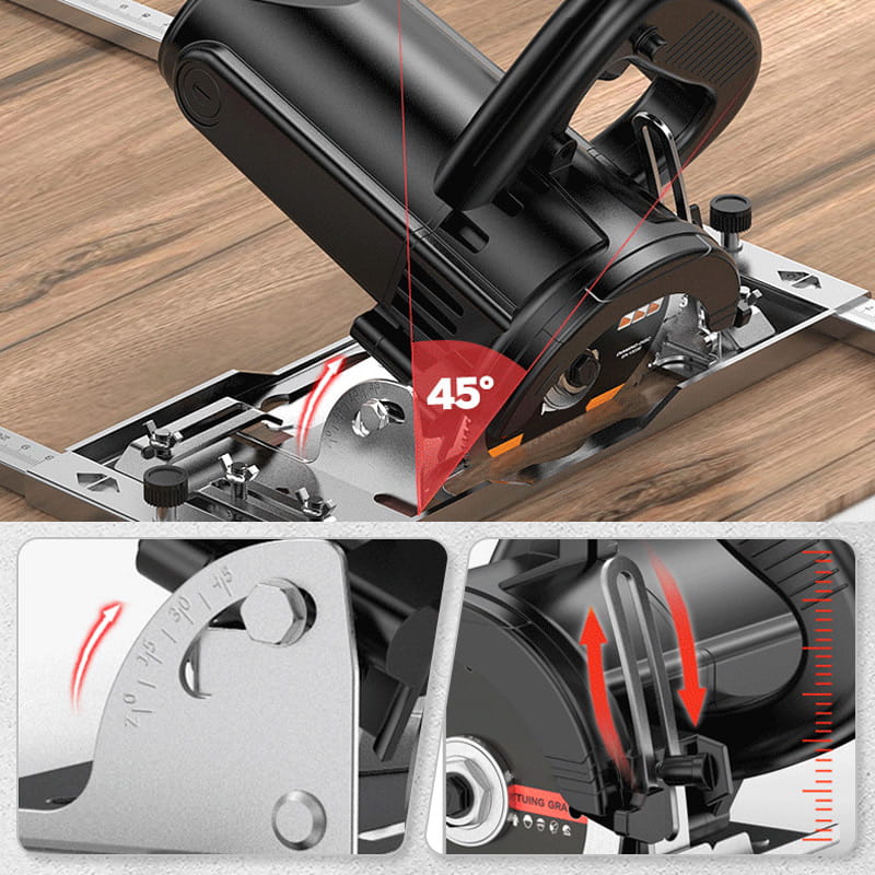 Positionneur de guide de bord pour machine de découpe