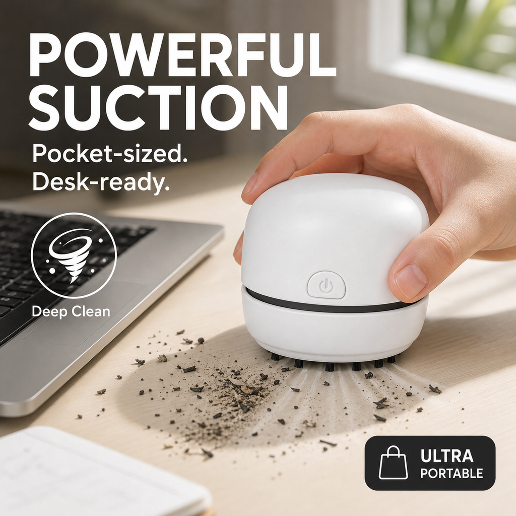 Mini aspirateur portable pour bureau