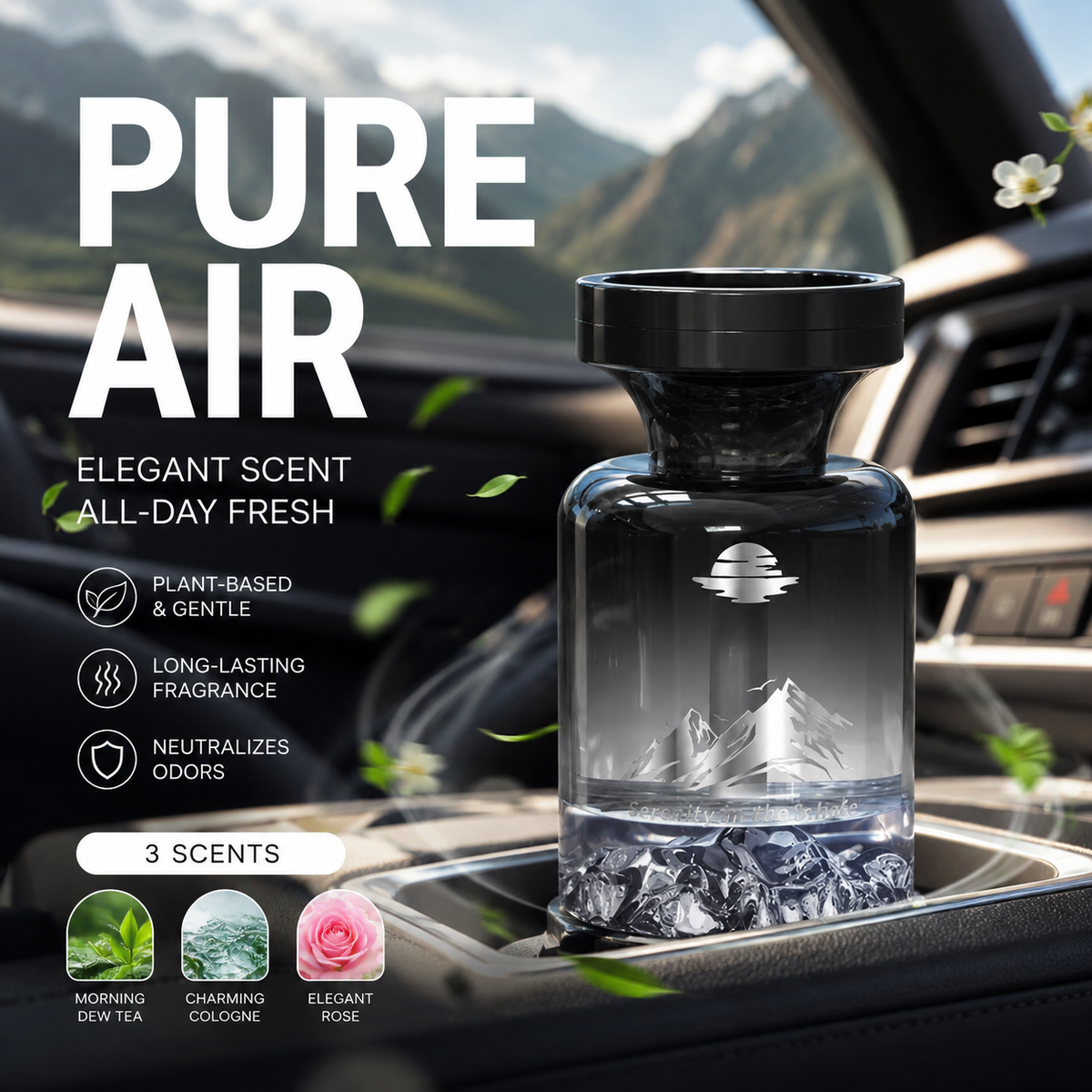 Big Sale 2026 50% Off Long-lasting Car Air Freshener Made with Natural Plant Extracts