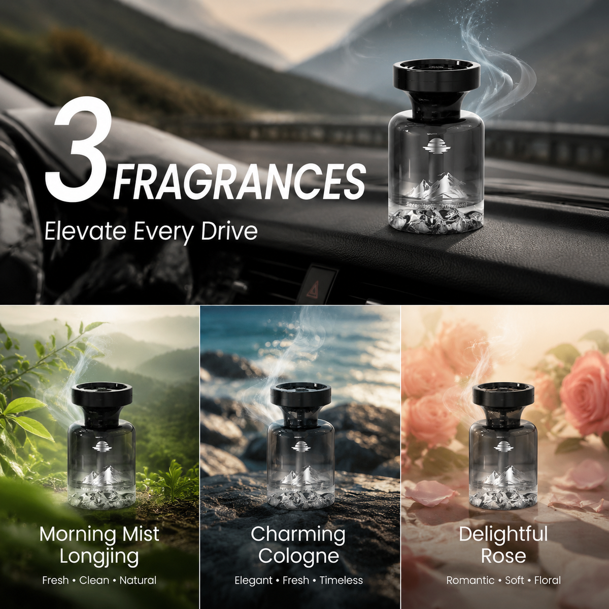 Big Sale 2026 50% Off Long-lasting Car Air Freshener Made with Natural Plant Extracts