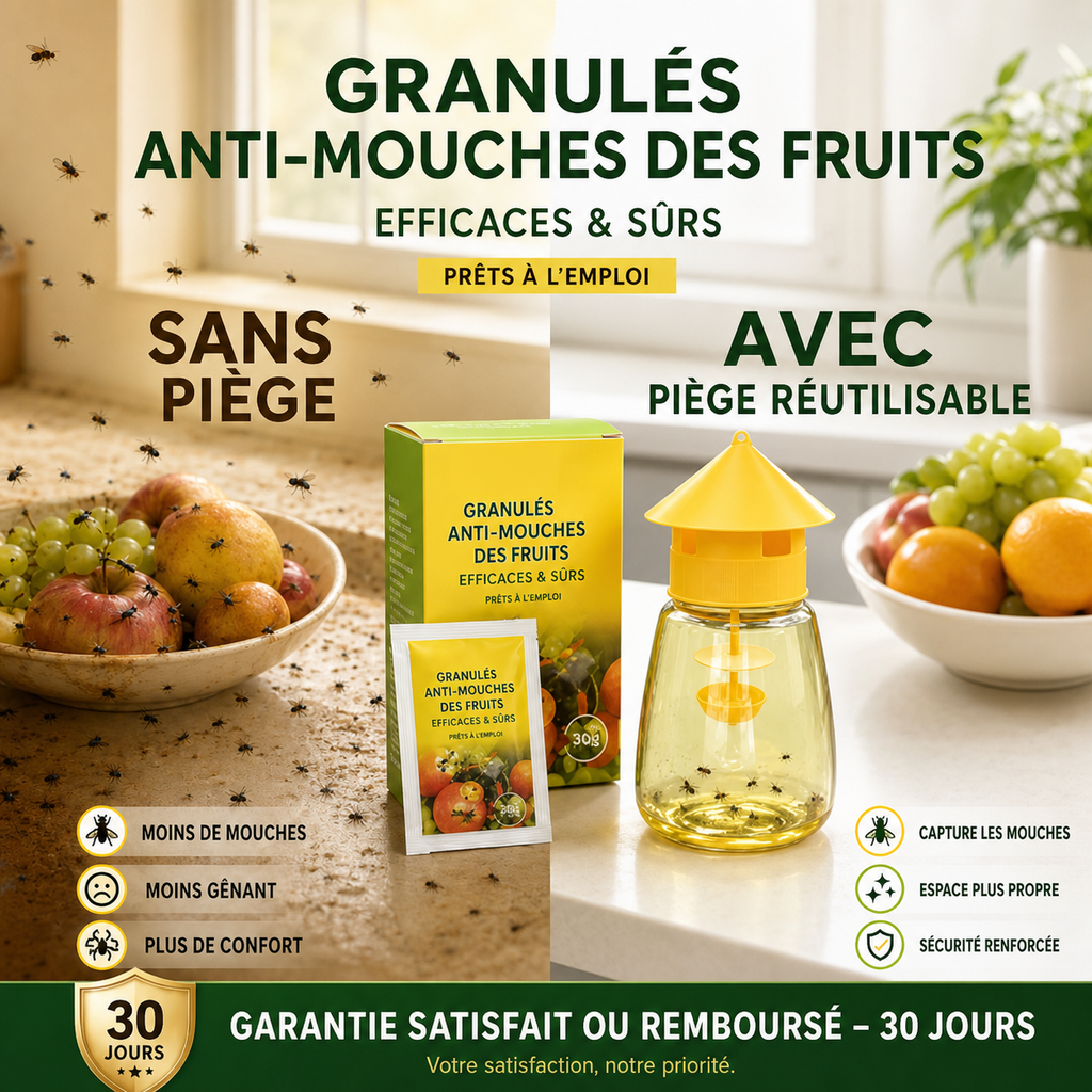 Piège à mouches suspendu intérieur extérieur, capture efficace non toxique pour jardin, maison et terrasse