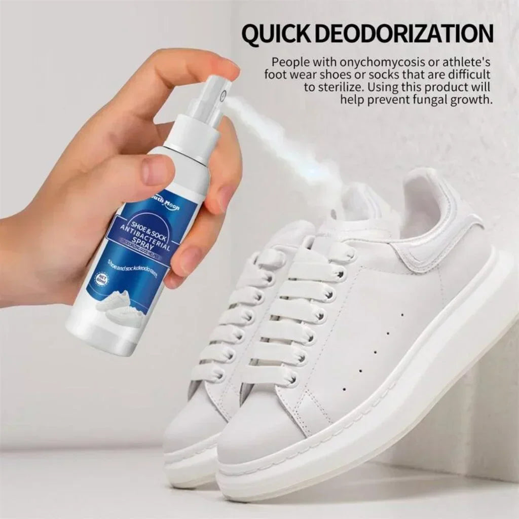 Spray désodorisant naturel antibactérien pour chaussures et chaussettes