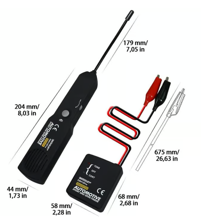 Circuit Locator for vehicles Quick diagnosis, easy to use, LED alert