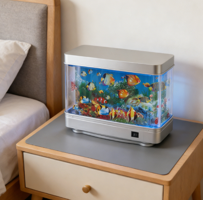 Idée cadeau - Lampe décorative aquarium poissons tropicaux