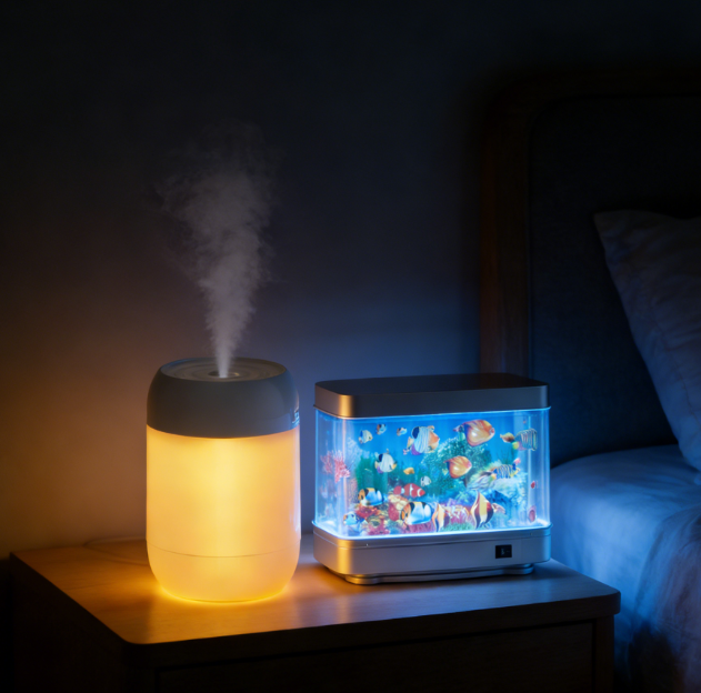 Idée cadeau - Lampe décorative aquarium poissons tropicaux