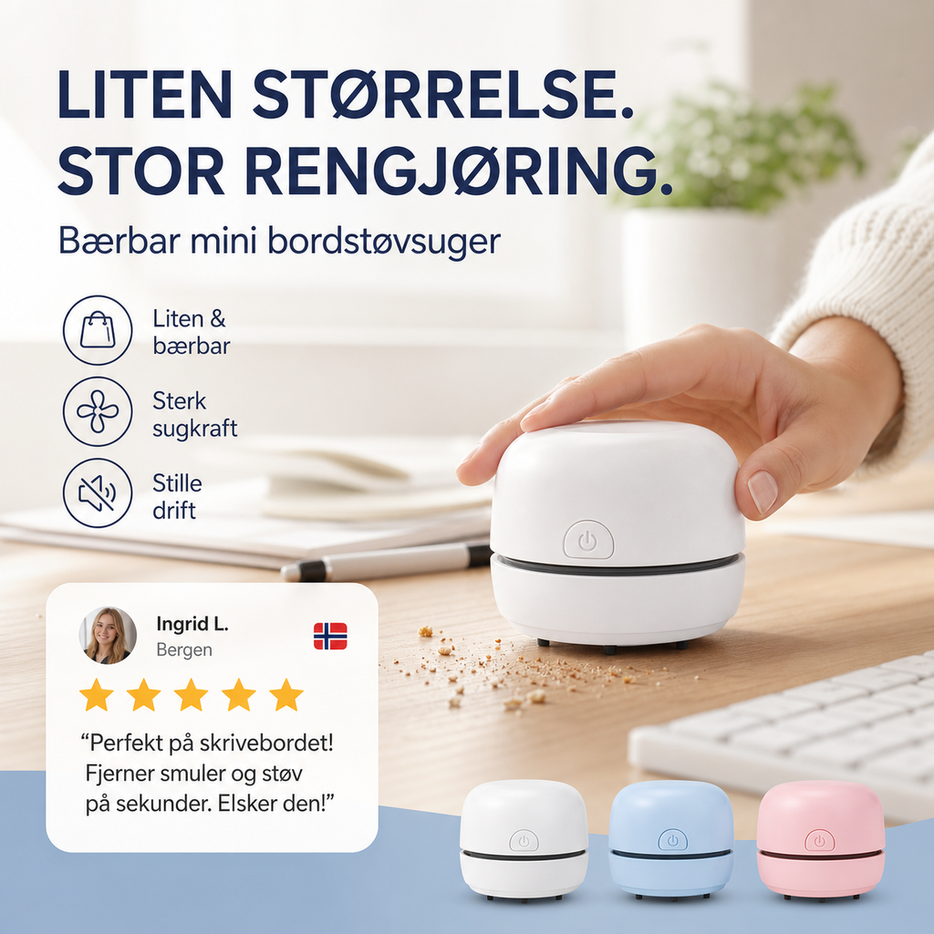 Mini aspirateur portable pour bureau
