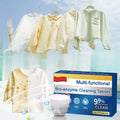Multifunctional bio-enzymatic cleaning tablets
