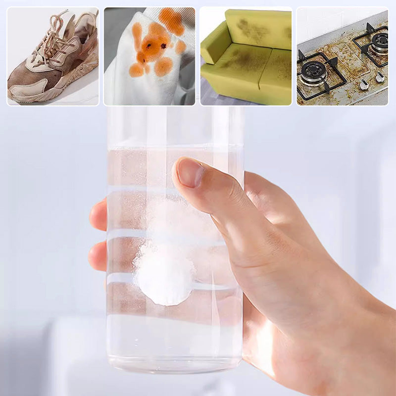 Multifunctional bio-enzymatic cleaning tablets