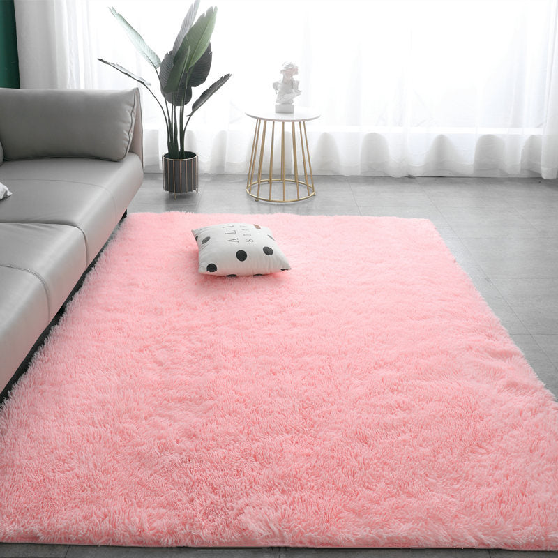 Tapis de sol en peluche dégradé de couleurs