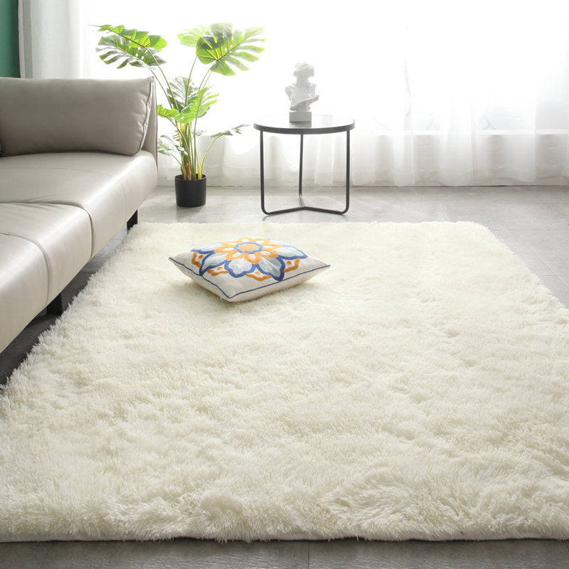 Tapis de sol en peluche dégradé de couleurs