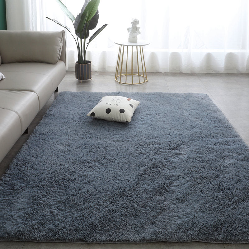 Tapis de sol en peluche dégradé de couleurs