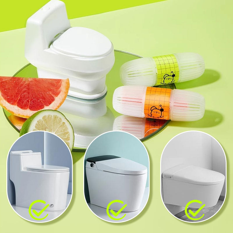 Automatic flush toilet odor-purifying hanging deodorizer