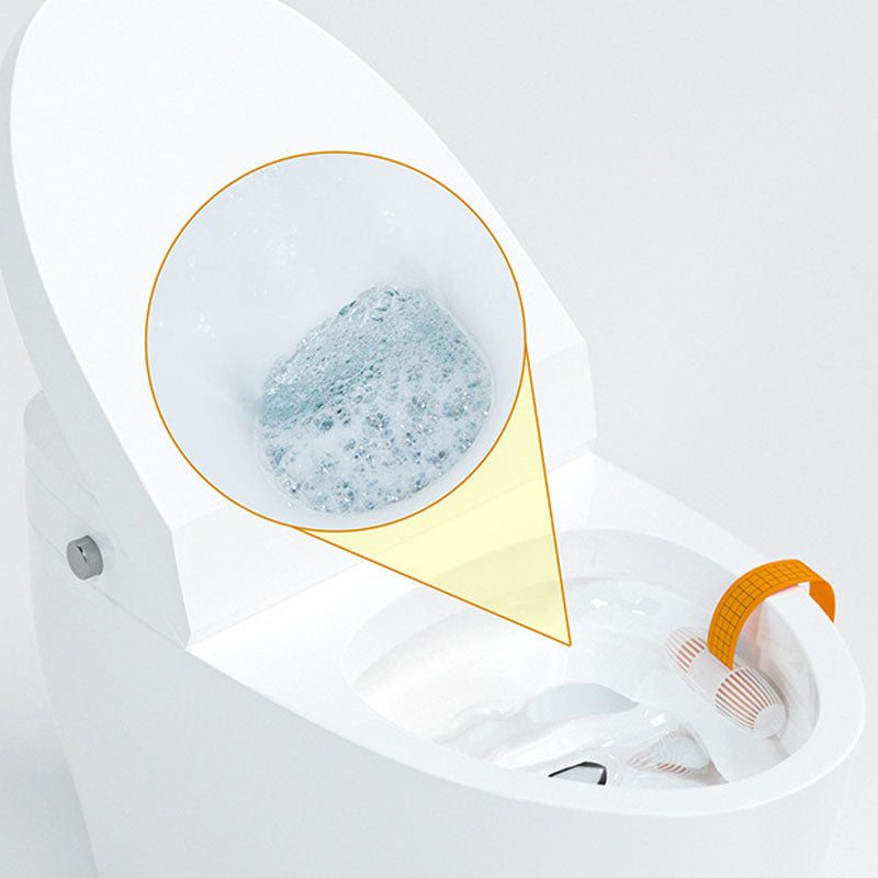 Automatic flush toilet odor-purifying hanging deodorizer