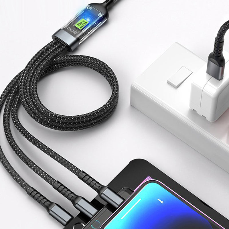 Câble de charge ultra rapide 3-en-1