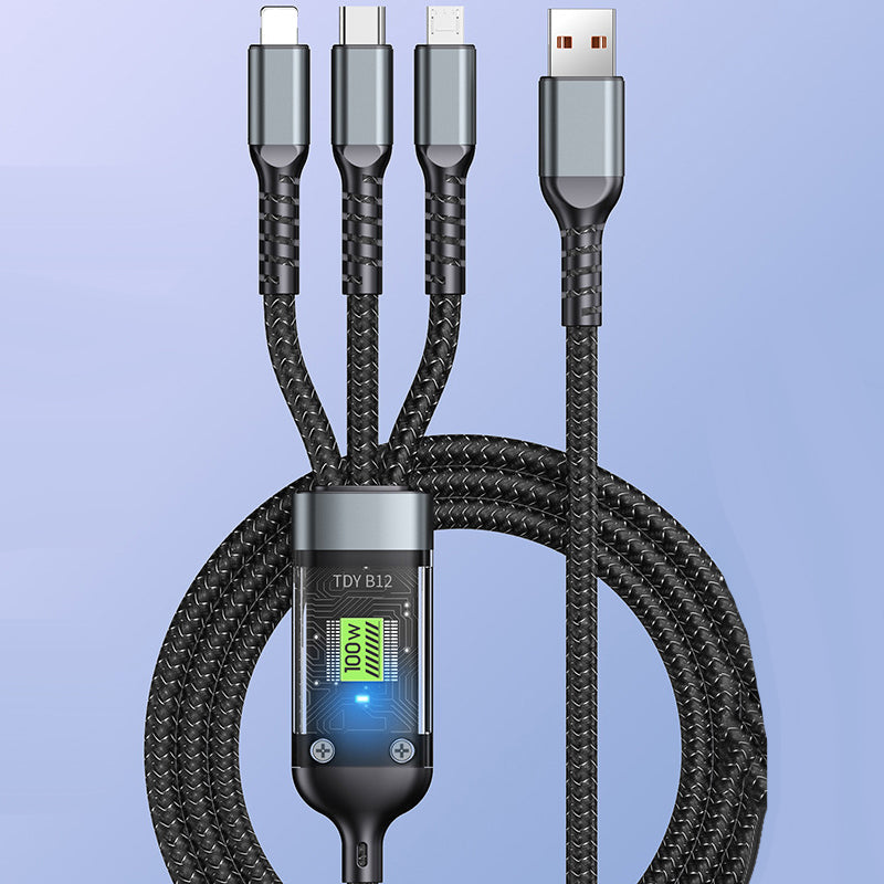 Câble de charge ultra rapide 3-en-1