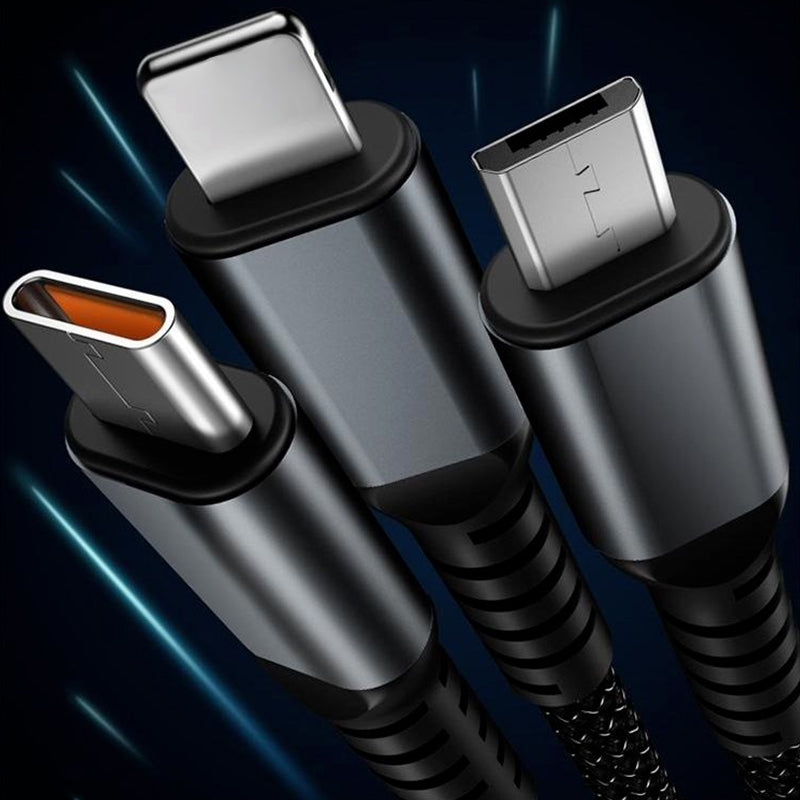 Câble de charge ultra rapide 3-en-1