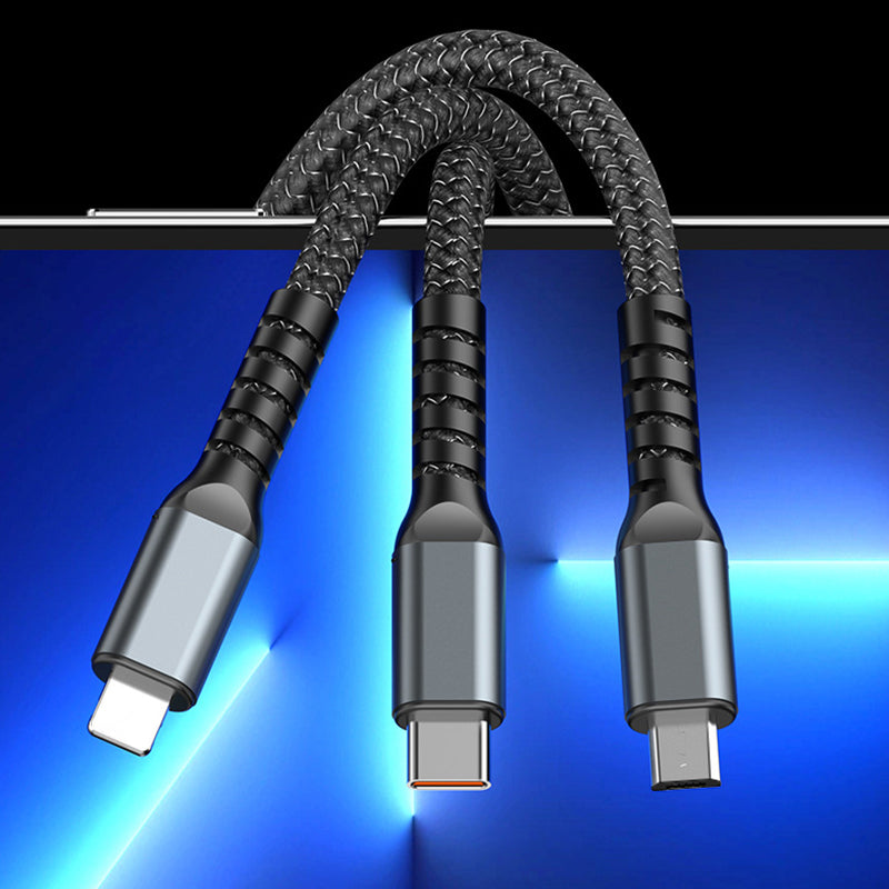 Câble de charge ultra rapide 3-en-1