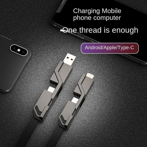 4-in-1 Charger [60W Fast Charging & Data Sync]
