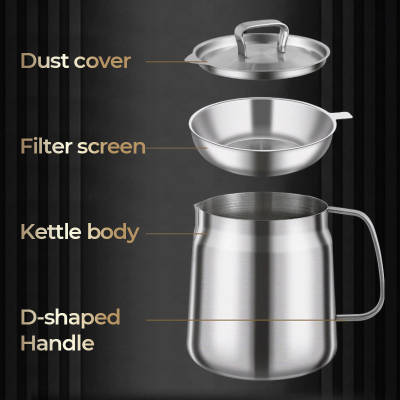 Winter Fury - Half Price Large capacity 304 stainless steel multi-functional oil filter container.