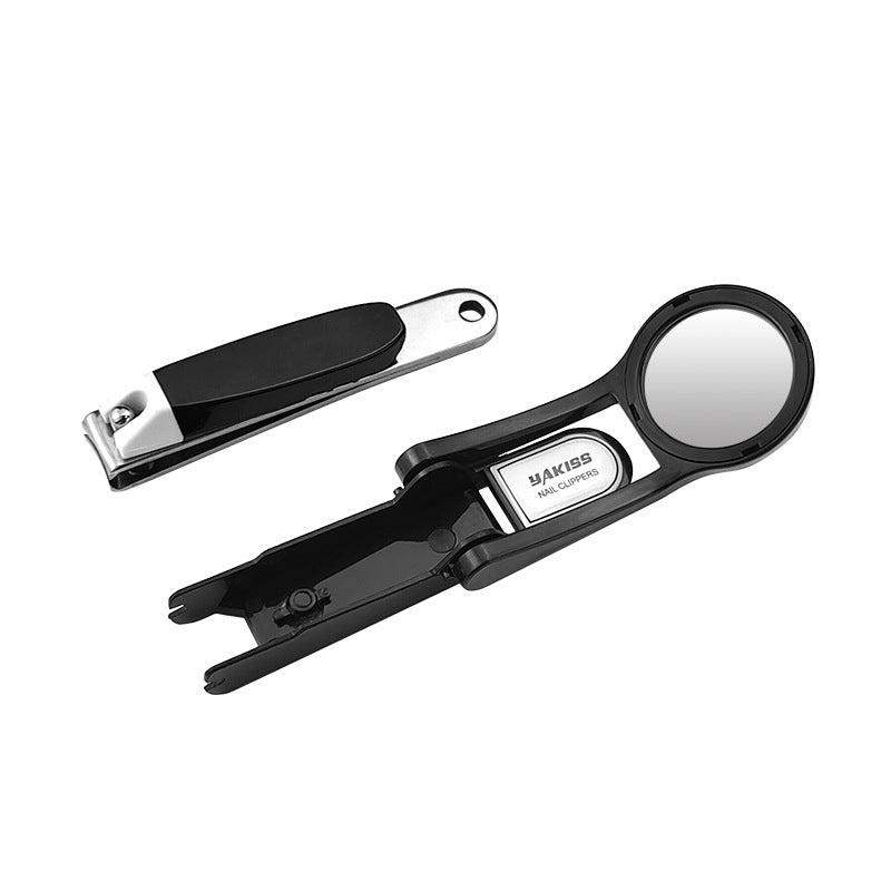 Coupe-ongles anti-éclaboussures avec loupe