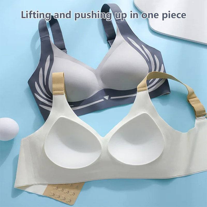Christmas Non-wired Push-up Anti-sagging and Lifting Bra