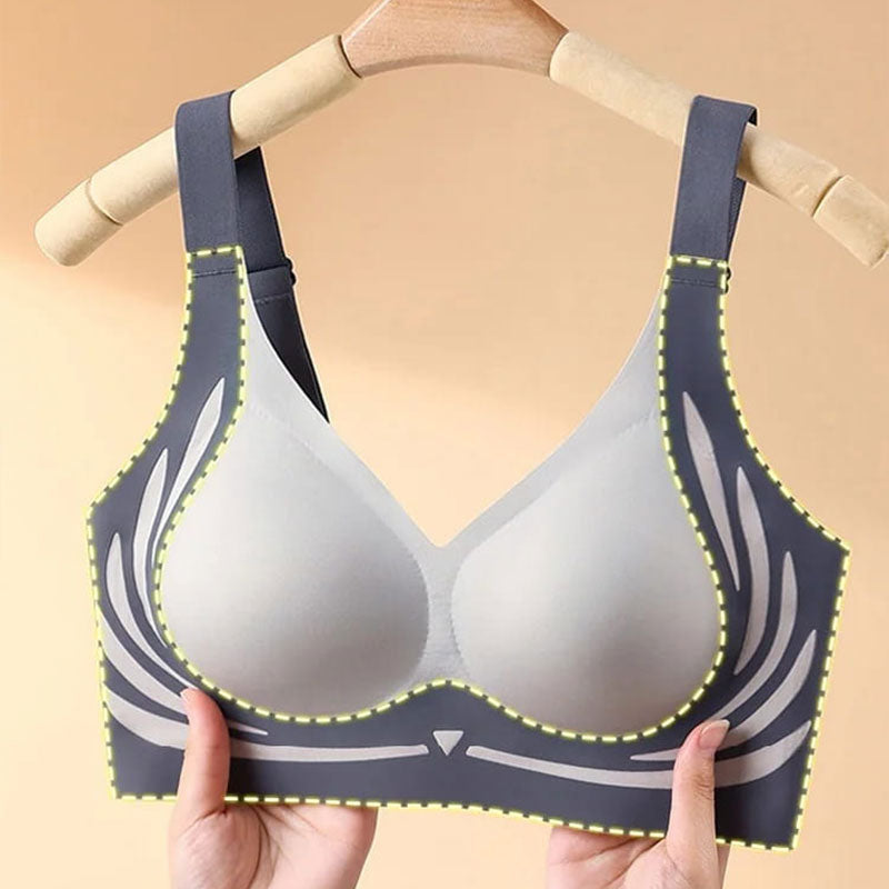 Christmas Non-wired Push-up Anti-sagging and Lifting Bra