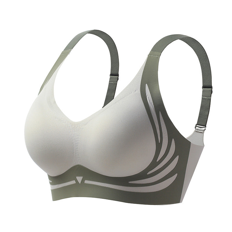 Christmas Non-wired Push-up Anti-sagging and Lifting Bra