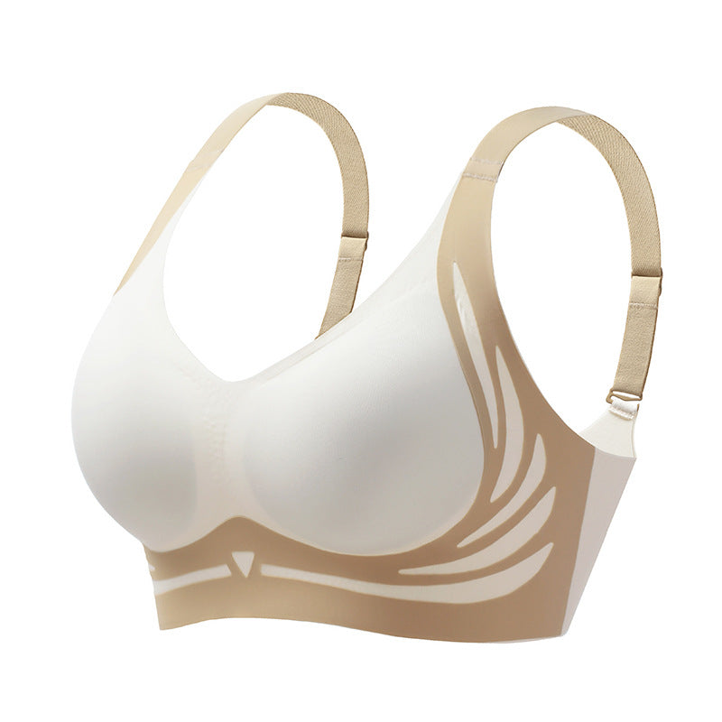 Christmas Non-wired Push-up Anti-sagging and Lifting Bra