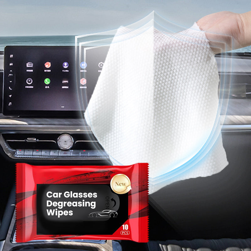 2025 lingettes améliorées pour éliminer les traces d'huile sur les vitres de voiture