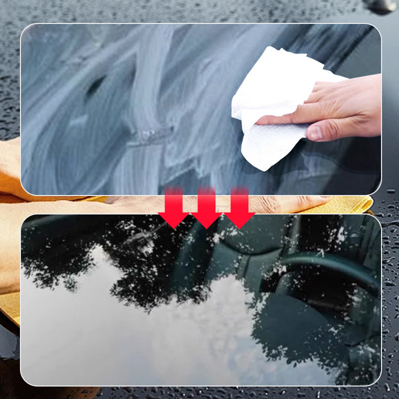 2025 lingettes améliorées pour éliminer les traces d'huile sur les vitres de voiture