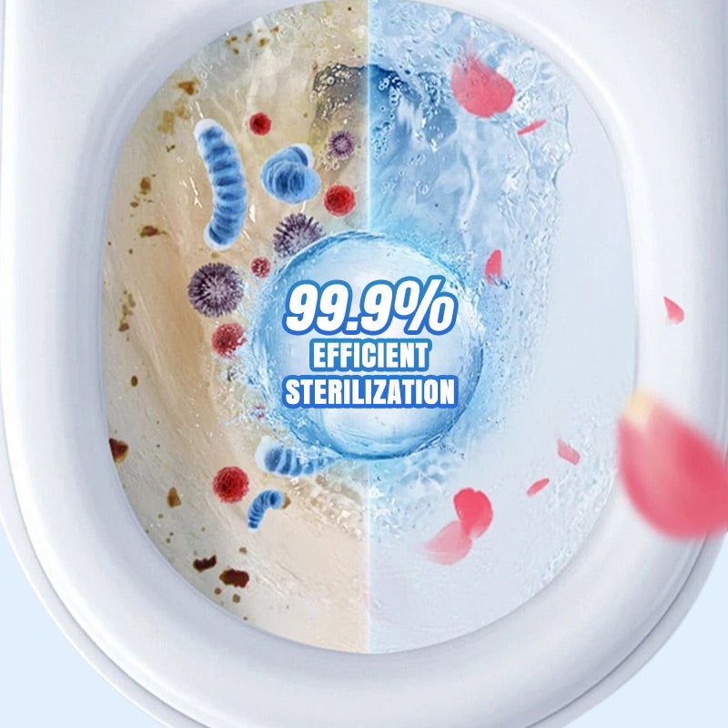 Comprimés effervescents de nettoyage pour toilettes au parfum de citron