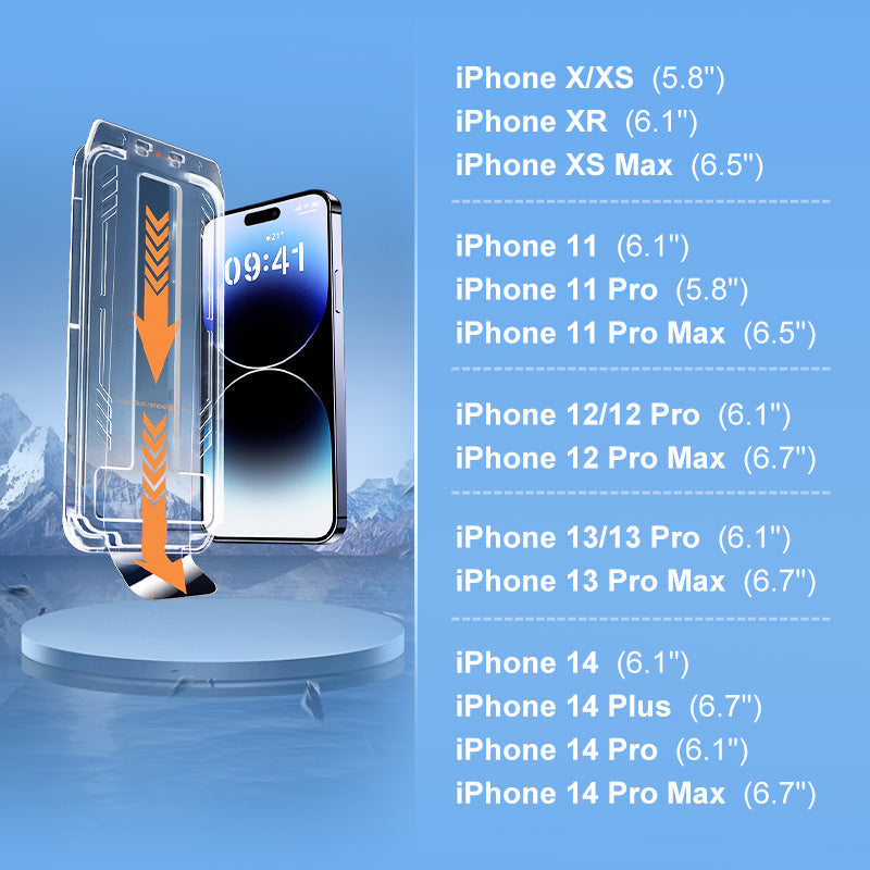 (L'iPhone 16 arrive) Protecteur d'écran en verre trempé anti-espion pour iPhone - Sans bulles ni poussière