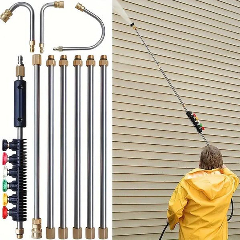 Vente d'été 50 % de réduction pour une durée limitée : Ensemble de baguettes de nettoyage haute pression 4000 PSI