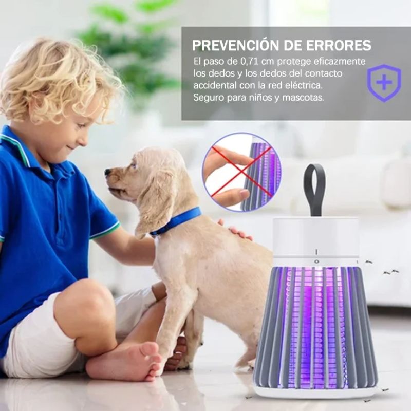 Destructeur d'insectes portable pour l'intérieur et l'extérieur - Piège à mouches et moustiques