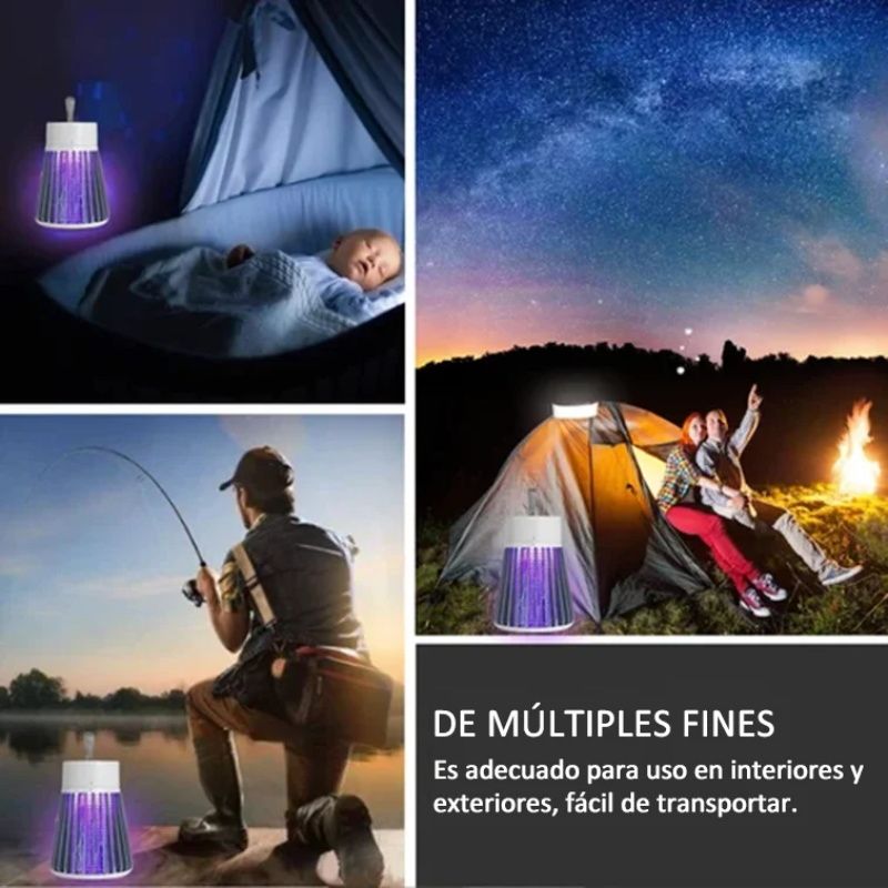 Destructeur d'insectes portable pour l'intérieur et l'extérieur - Piège à mouches et moustiques