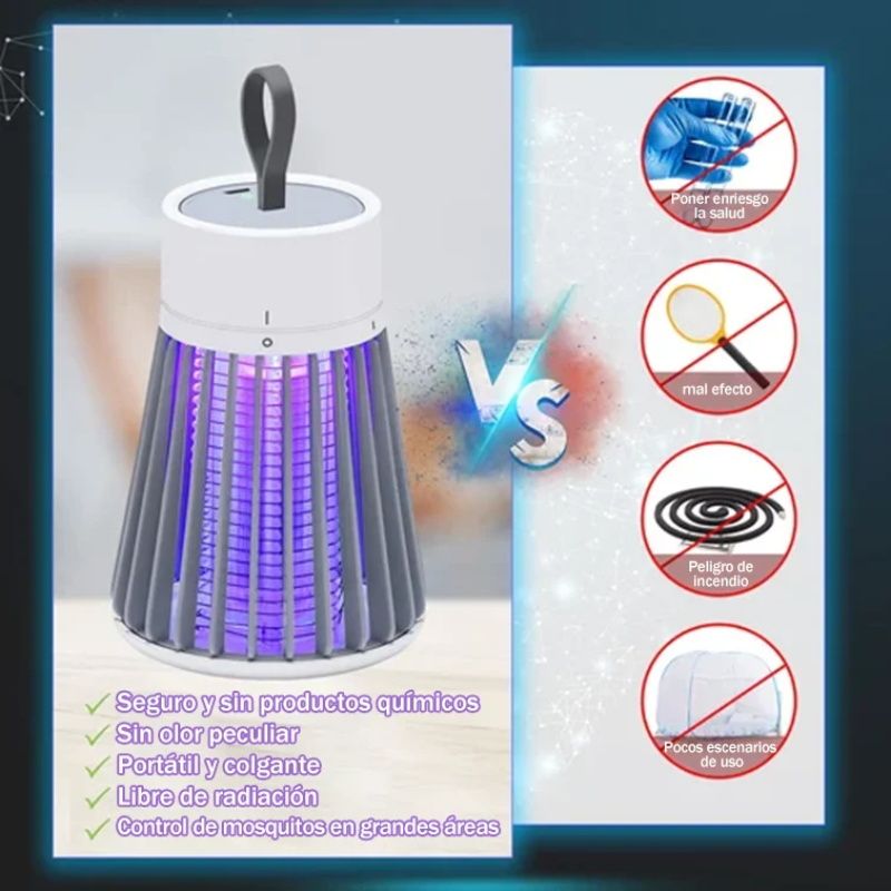 Destructeur d'insectes portable pour l'intérieur et l'extérieur - Piège à mouches et moustiques