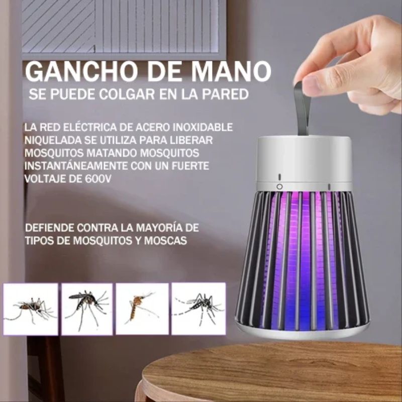 Destructeur d'insectes portable pour l'intérieur et l'extérieur - Piège à mouches et moustiques