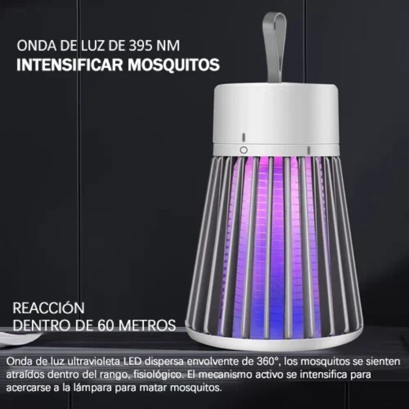 Destructeur d'insectes portable pour l'intérieur et l'extérieur - Piège à mouches et moustiques