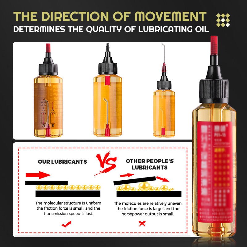 1 acheté = 1 offert Lubrifiant mécanique moléculaire haute performance Réduction maximale des frottements