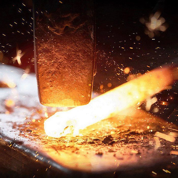 Couteau de cuisine forgé en acier inoxydable haute résistance