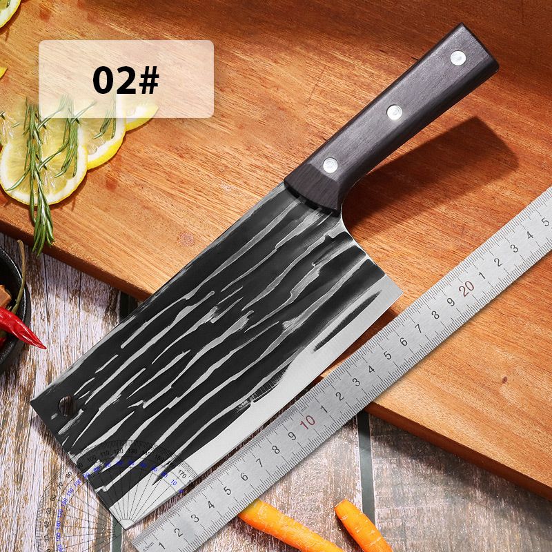 Couteau de cuisine forgé en acier inoxydable haute résistance