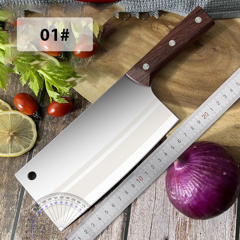 Couteau de cuisine forgé en acier inoxydable haute résistance