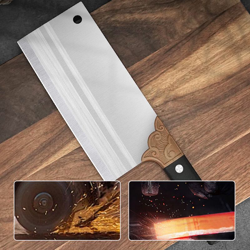 Couteau de cuisine forgé en acier inoxydable haute résistance